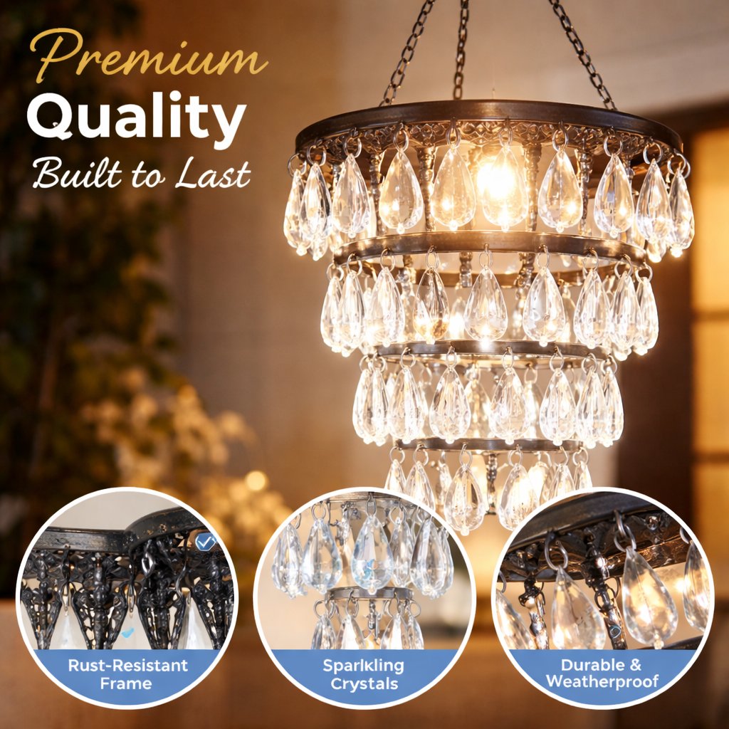 💎 Crystal Pendant Light 🔥
