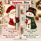 🎄Christmas Santa & Snowman Handle Huggers – Holiday Kitchen Decor