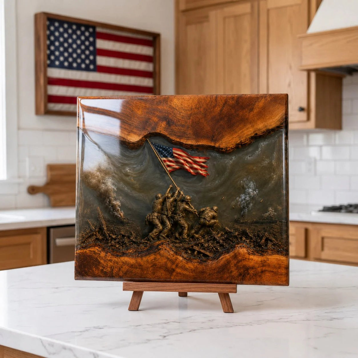 🎖️ Handcrafted Veteran Memorial Wooden Display Boards- Only 11 Left