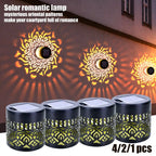 1 Pack Mandala Solar Wall Lights, IP65 Waterproof Outdoor Decorative Lights for Garden, Fence, Patio, Holiday Decoration