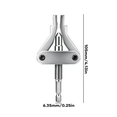 Professional Dual-Head GCR15 Carbon Steel Universal Broken Pipe Extractor