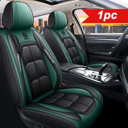 PU leather car seat covers, front set, universal fit for sedans, SUVs, and trucks