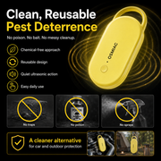 📢📢57% OFF !! ⏰Portable Ultrasonic Pest Repeller with Hanging Hook for Car