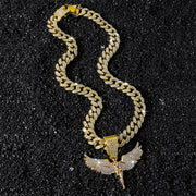 ⏳Time-Limited Special⏰Men's Sprakling Rhinestone Pendant Necklace