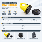 Electric Car Windshield Snow Scraper and Deicing Tool for Winter Snow and Removal