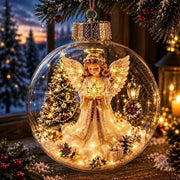 Lighted Christmas Diorama Globe Ornament