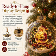 Lighted Christmas Diorama Globe Ornament